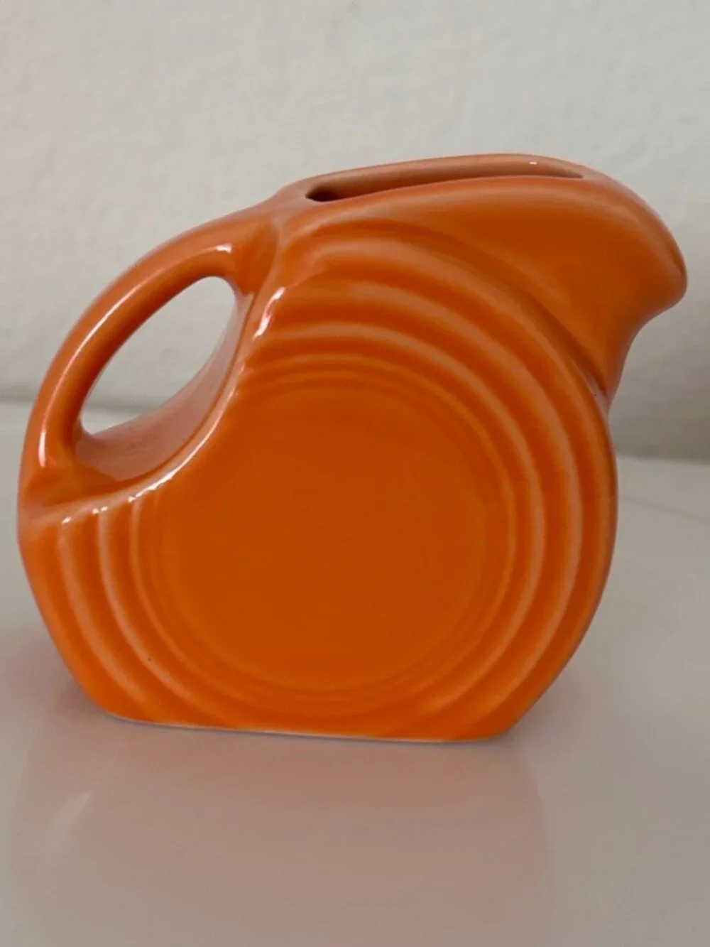 Fiesta Orange Mini Disk Pitcher